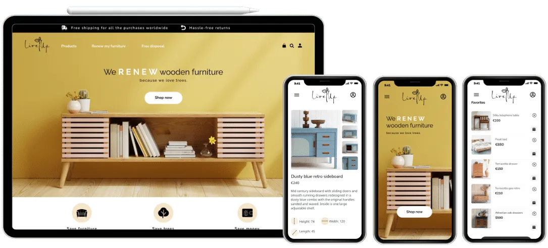 Upcycling Furniture Web Application